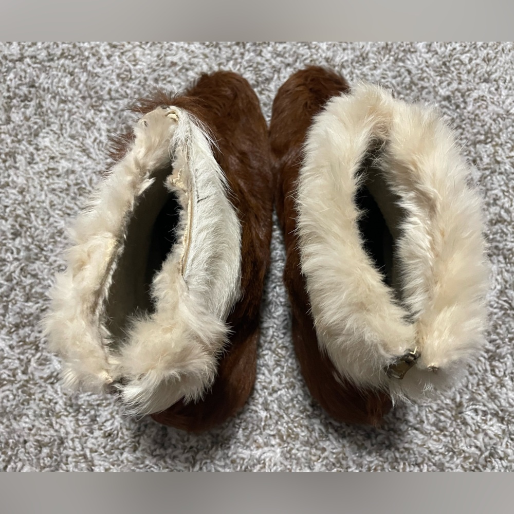 Vintage Fur Cowboy Boots Fineline Sole Made in Australia - Picture 13 of 15